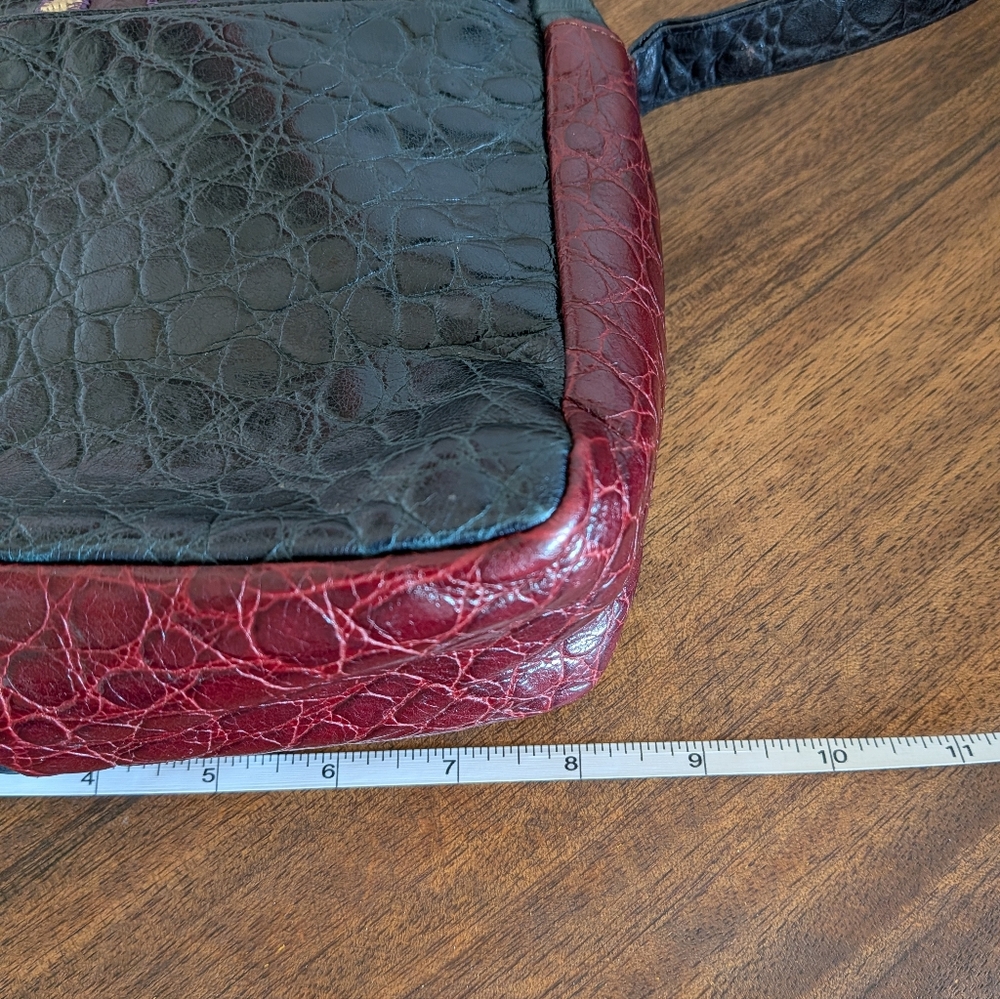 Sharif Usa Multicolor Patchwork Leather Shoulder … - image 7